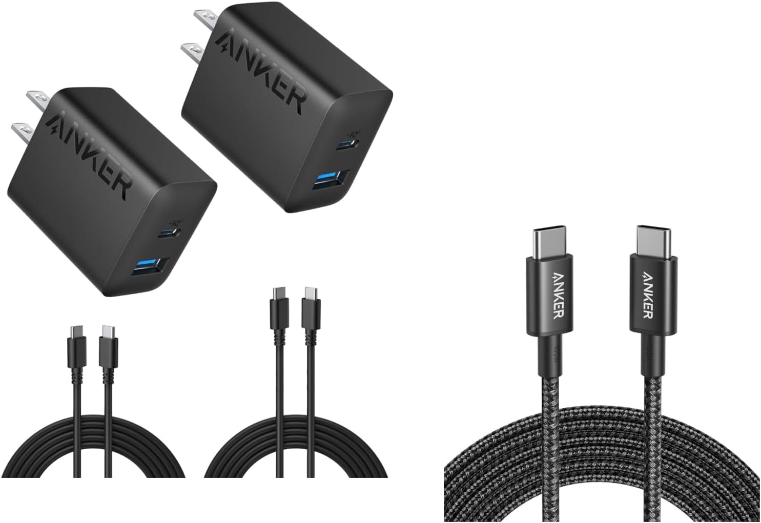 Anker Zolo Wall Charger with Type C Cable , 1 Ports Type C , 20 Watt White