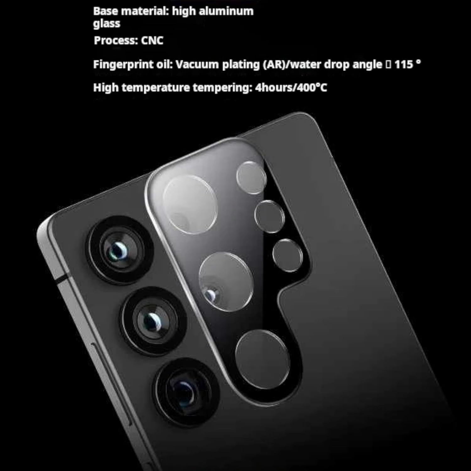 Samsung S25 Ultra Silver Lens Shield