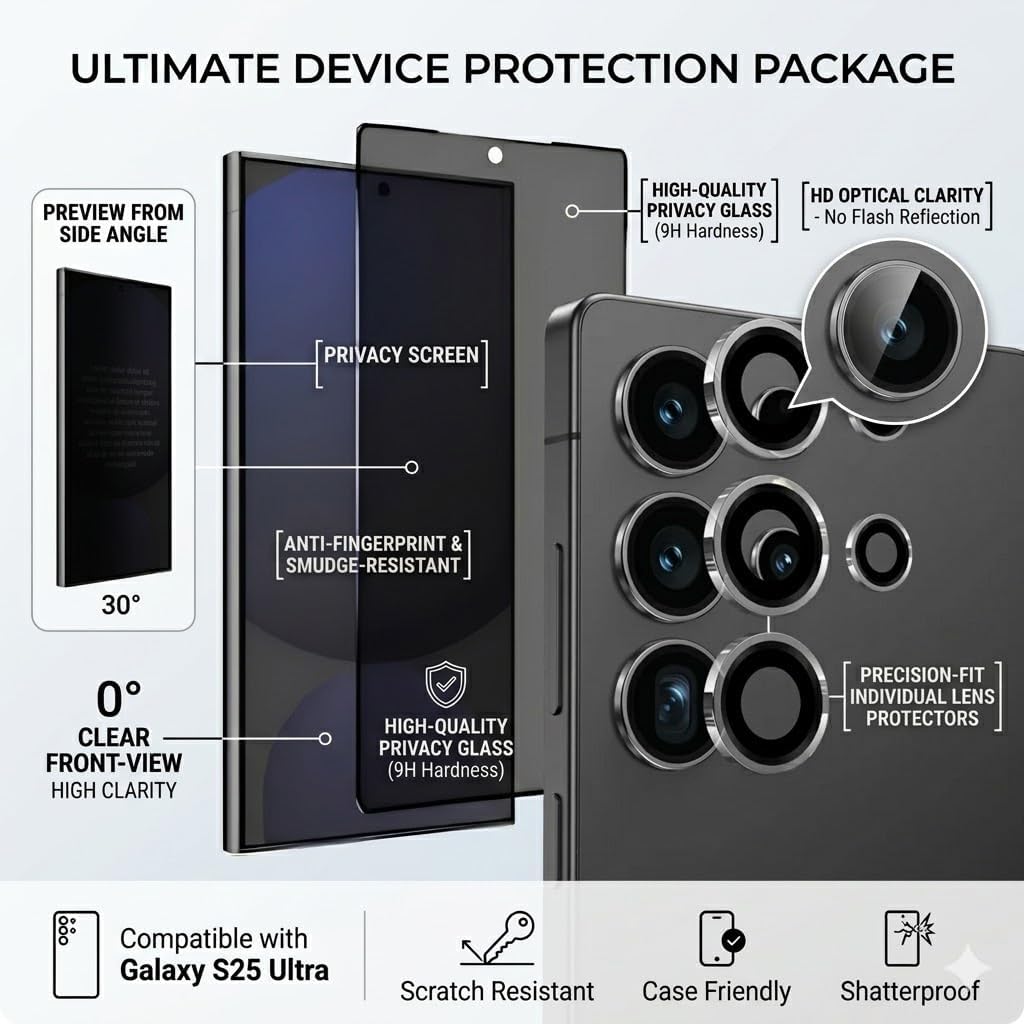 Samsung S25 Ultra Lens Shield