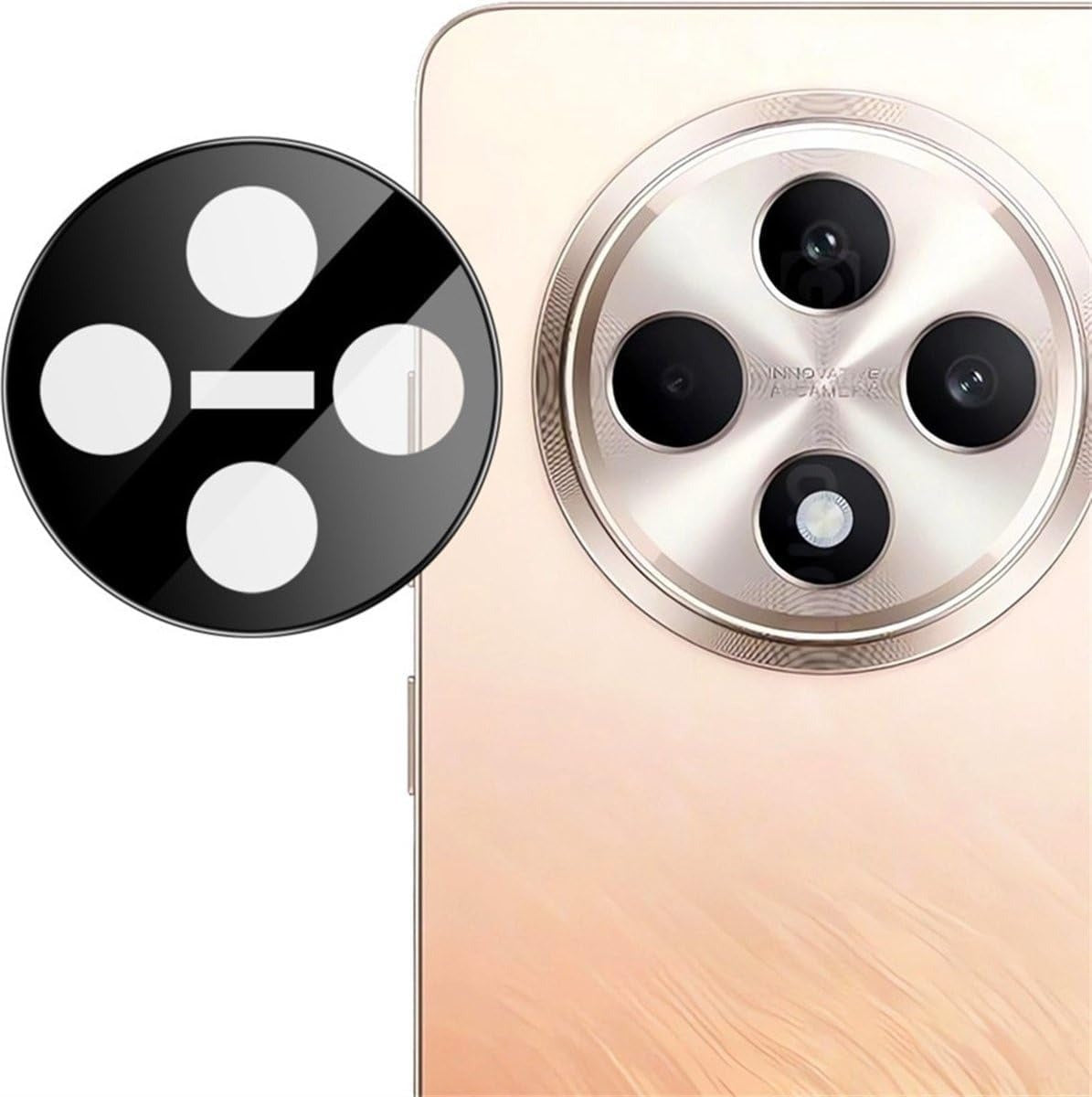 Oppo Reno 12F Camera Lens Protection Black