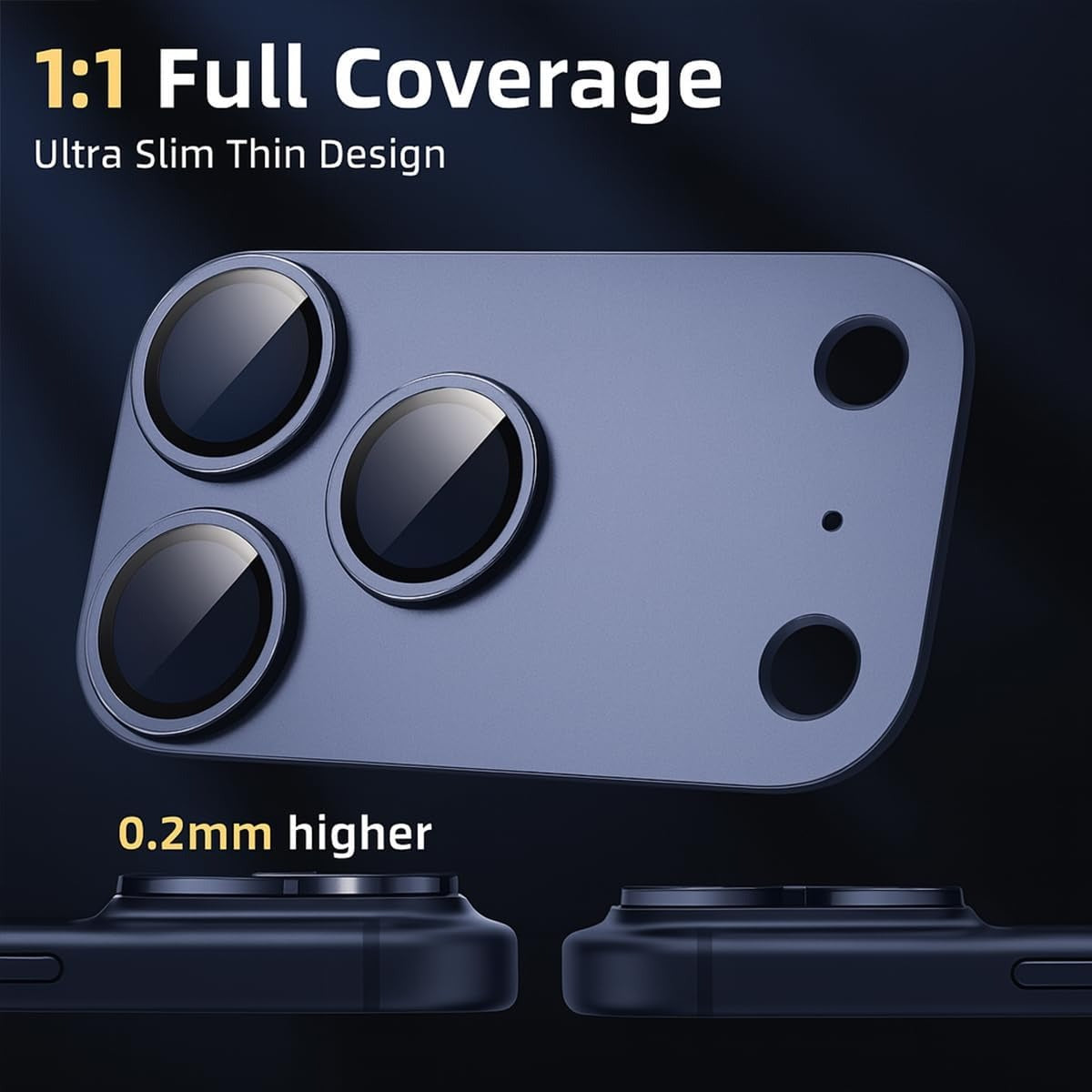 Camera Protector for iPhone 17 Pro (DarkBlue)