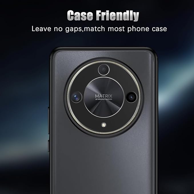 Camera Lens Protector for Honor X9b,Black