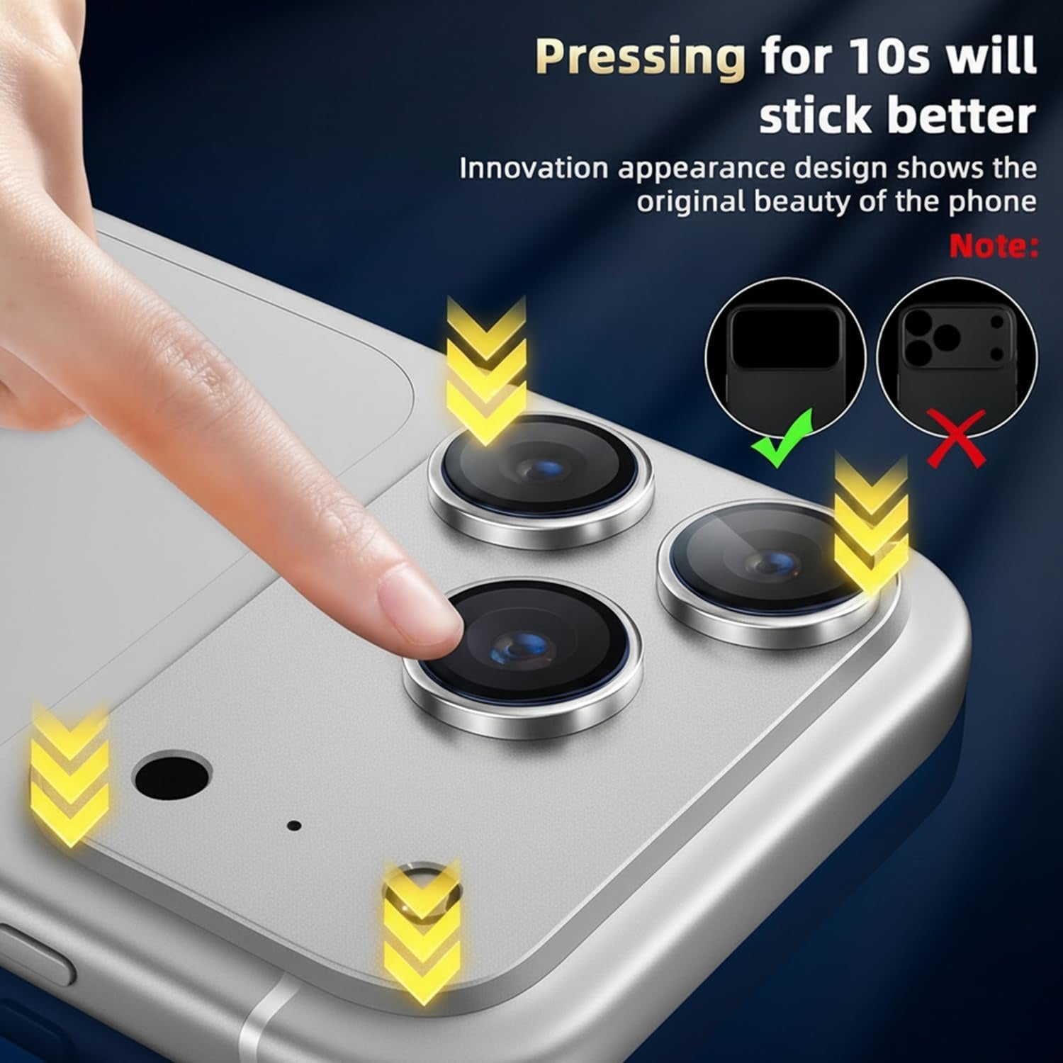 Camera Protector for iPhone 17 Pro Max (Silver)