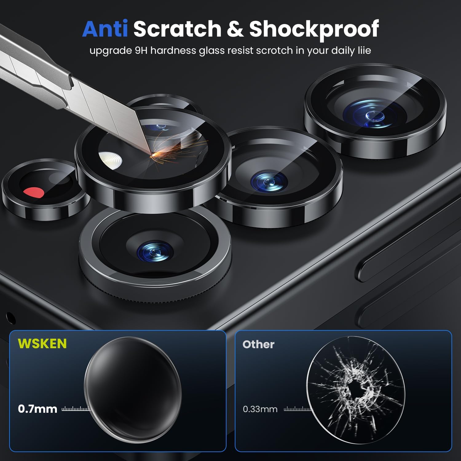 Samsung S25 Ultra Camera Protector (AMERA)