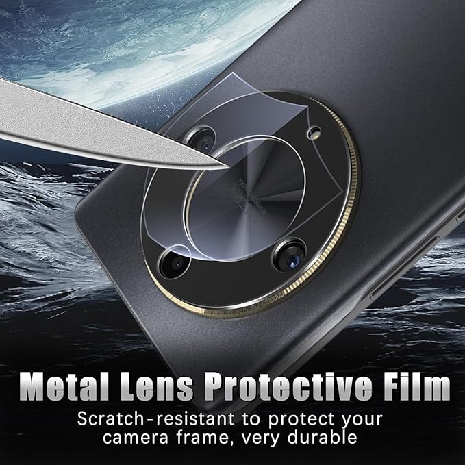 Camera Lens Protector for Honor X9b,Black
