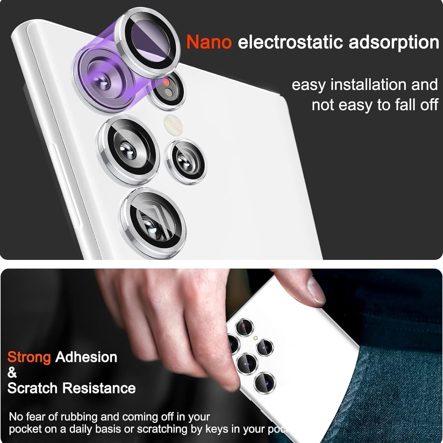 Samsung S23 Ultra Camera Protector (AMERA)