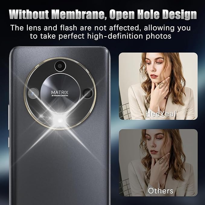 Camera Lens Protector for Honor X9b,Black