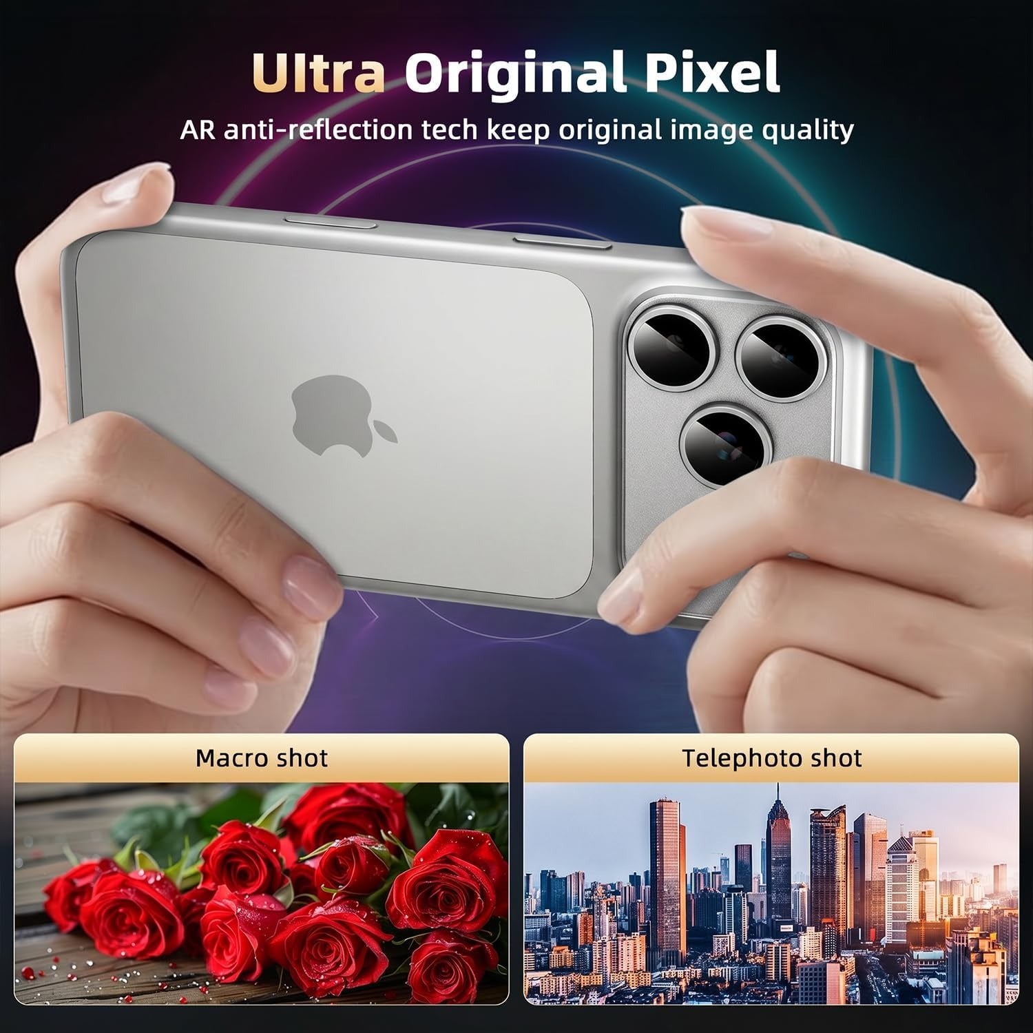 Camera Protector for iPhone 17 Pro Max (Silver)