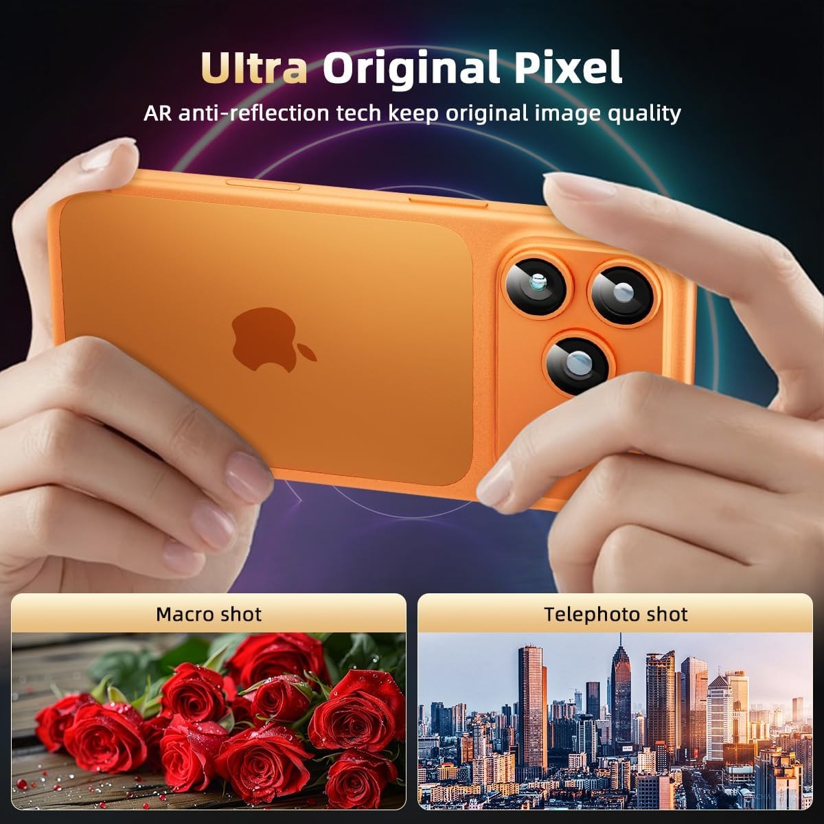 17 Pro Max Camera Transformation Protector (Orange)