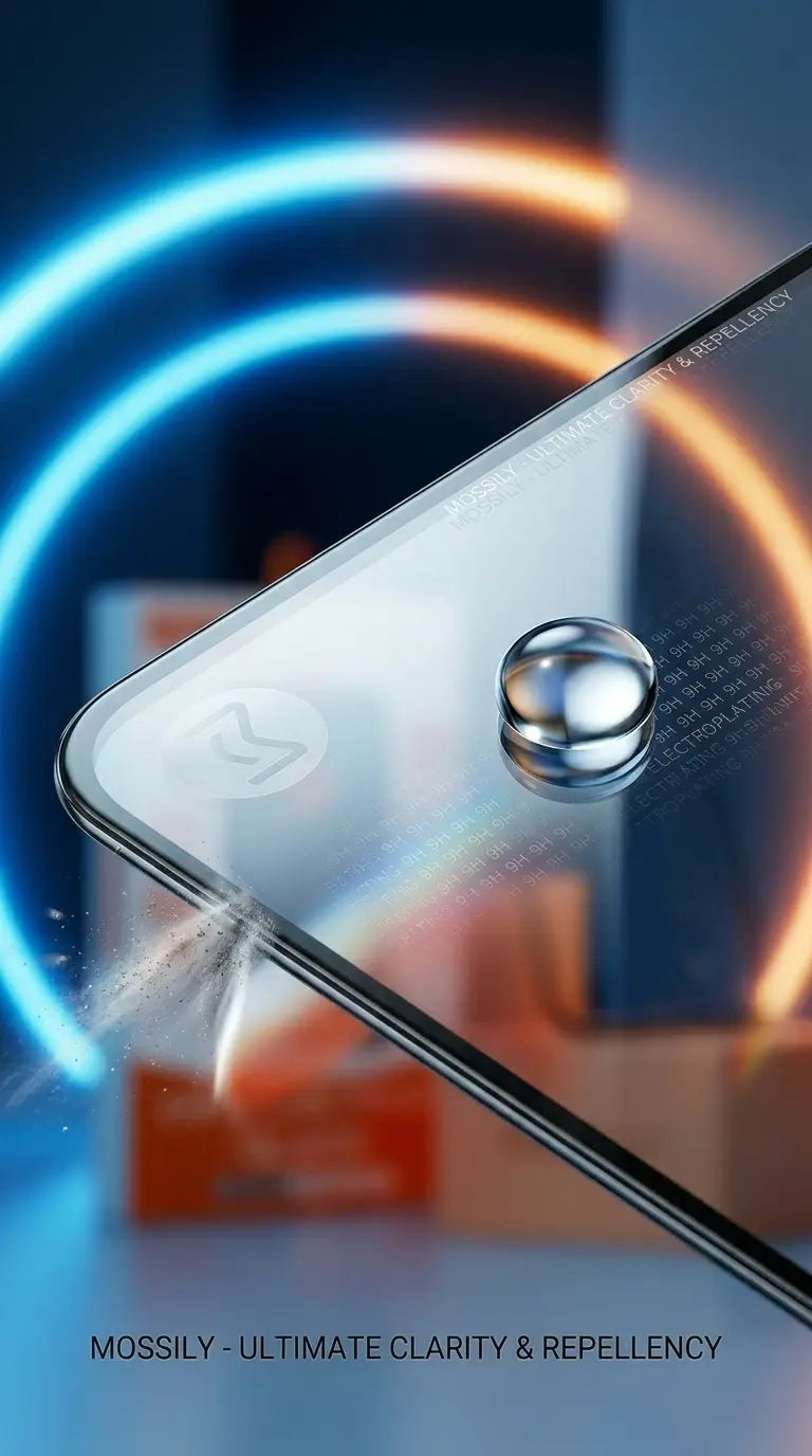 Mossily Premium Explosion-Proof Screen Protector for iPhone [Clear / Privacy]