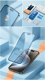 Mossily Premium Explosion-Proof Screen Protector for iPhone [Clear / Privacy]