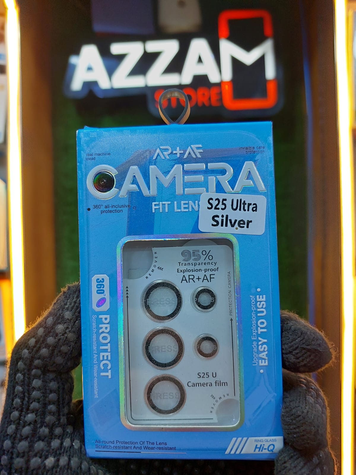 Samsung S25 Ultra Silver Lens Shield