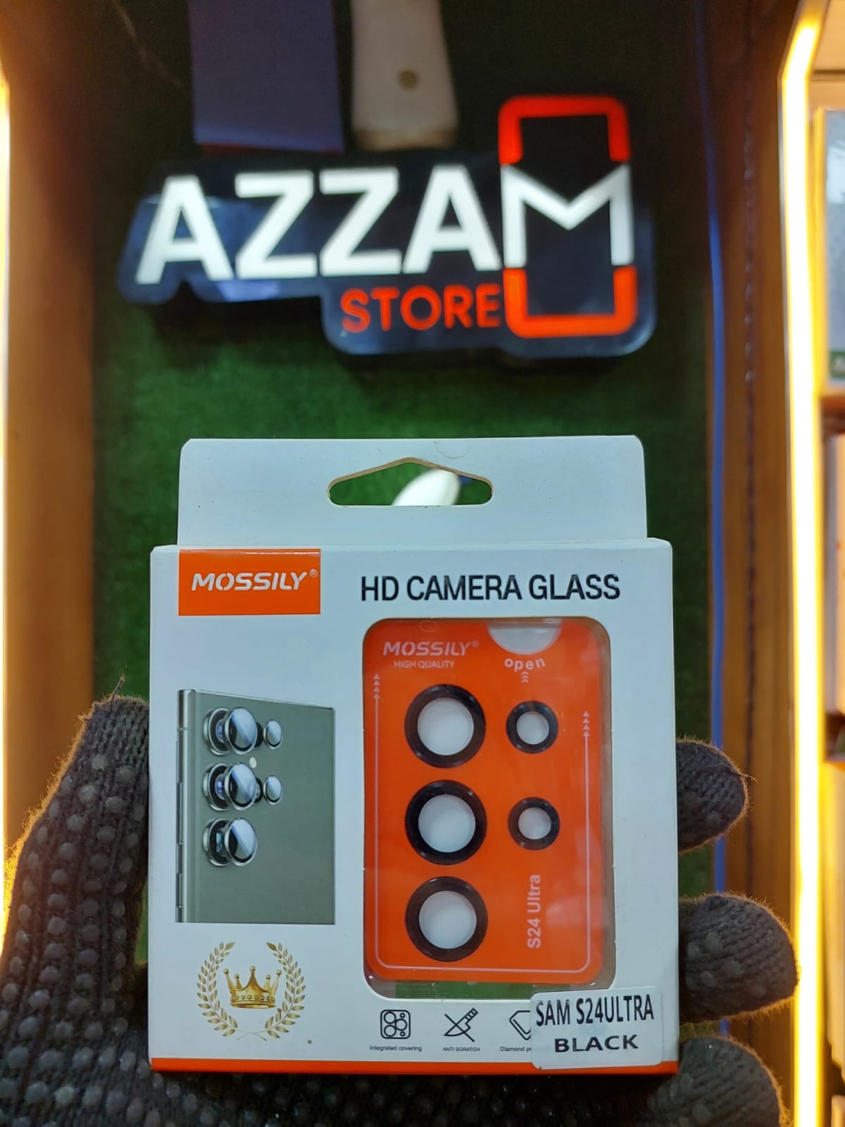 Samsung S24 Ultra Black Lens Shield Mossily