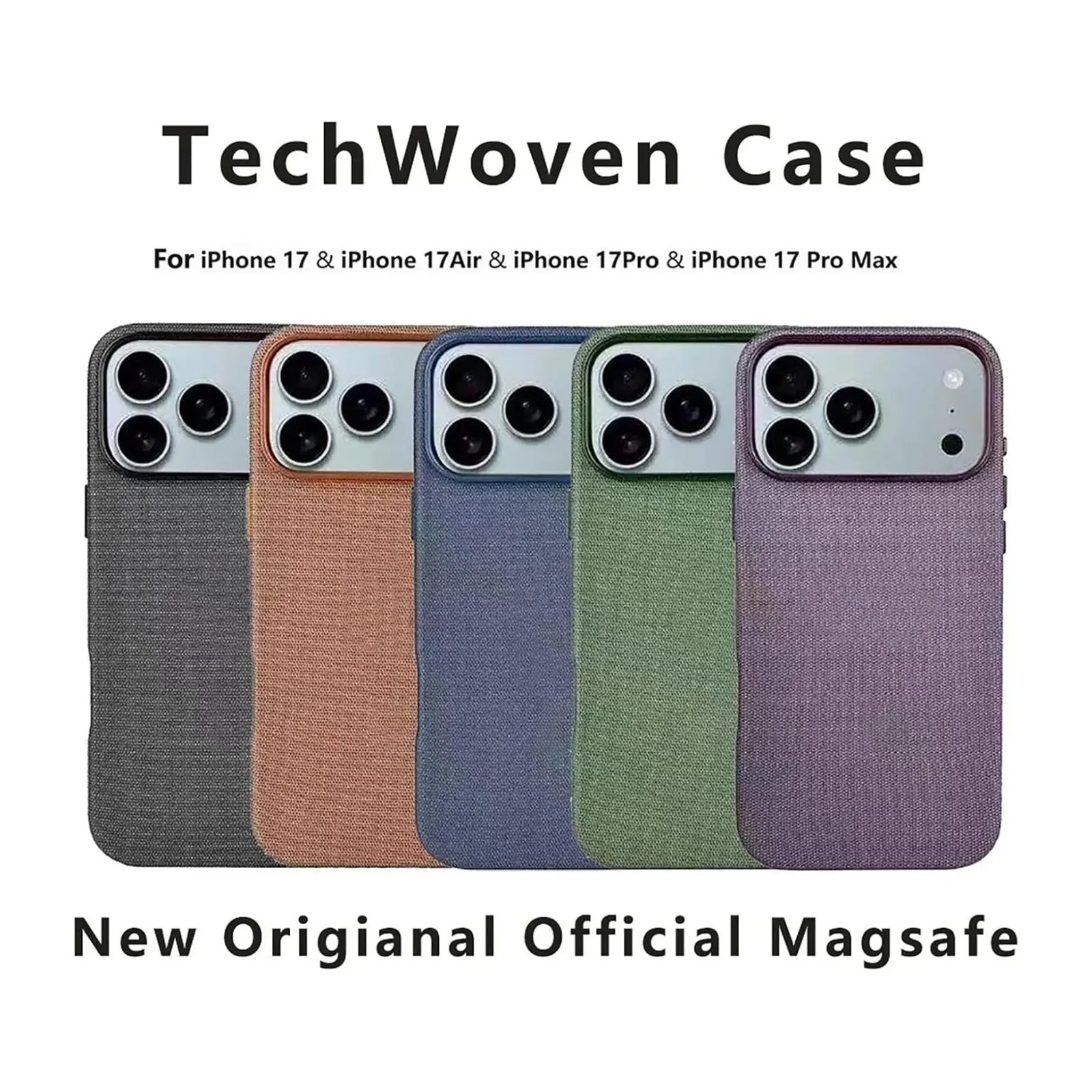 Premium TechWoven MagSafe Case for iPhone