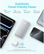 Anker Zolo Power Bank, 10,000mAh 22.5W Max Portable Charger,USB-C