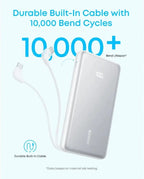 Anker Zolo Power Bank, 10,000mAh 22.5W Max Portable Charger,USB-C