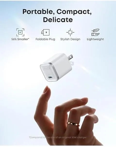 Anker 45W 1C Fast Charger Ports 1 USB-C port Provides
