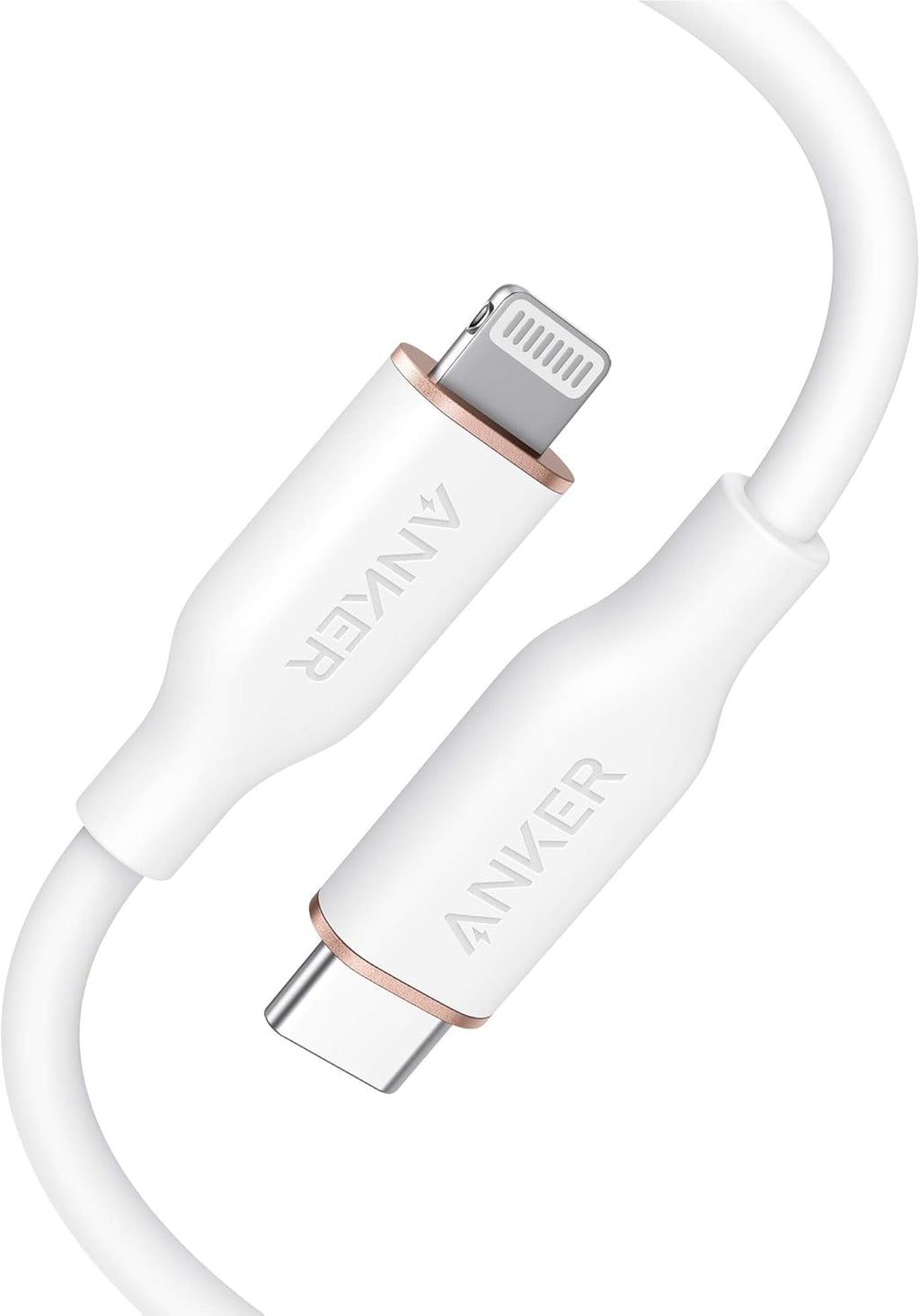 Anker USB C to Lightning Cable(3FT,White), MFi Certified for iPhone