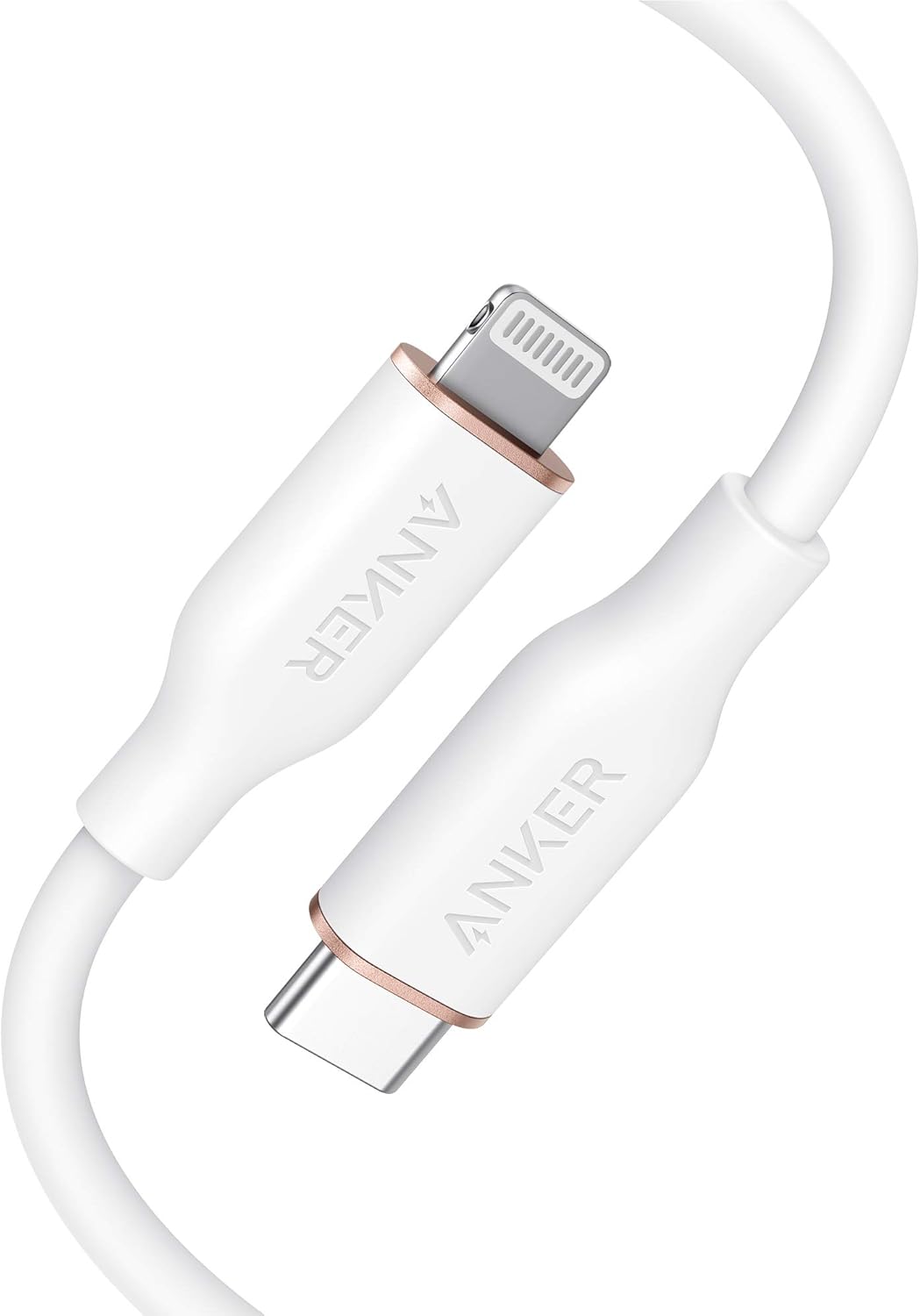 Anker USB C to Lightning Cable(3FT,White), MFi Certified for iPhone
