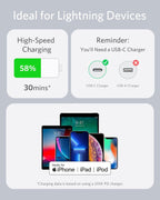 Anker USB C to Lightning Cable(3FT,White), MFi Certified for iPhone